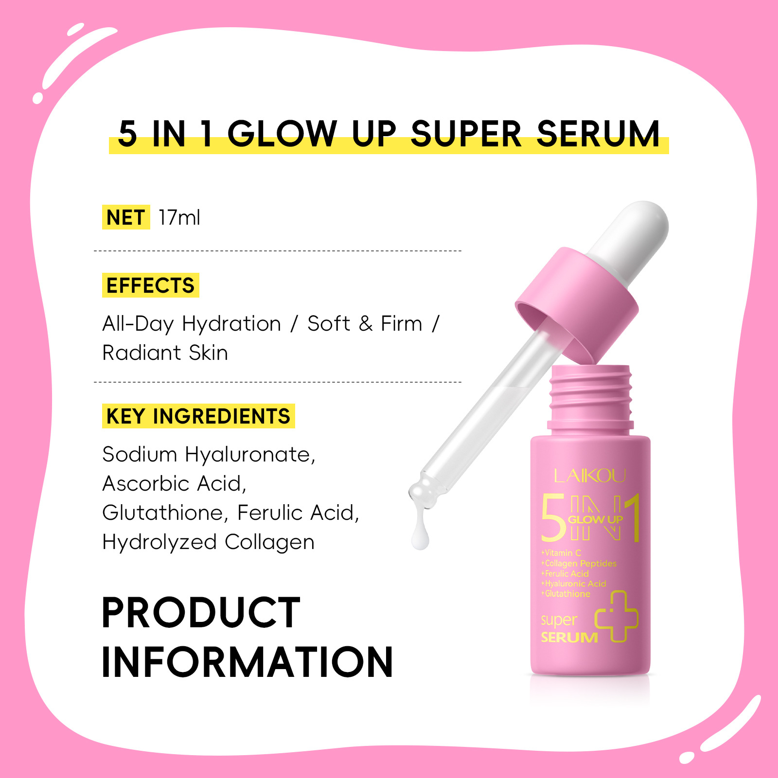 Essência Iluminadora LAIKOU 5  - Ferulic Acid Serum avaliação e preço