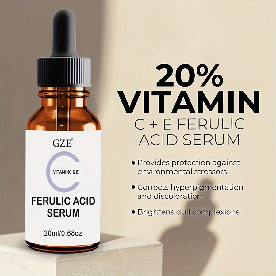 Soro facial ferulico GZE com v - Ferulic Acid Serum avaliação e preço