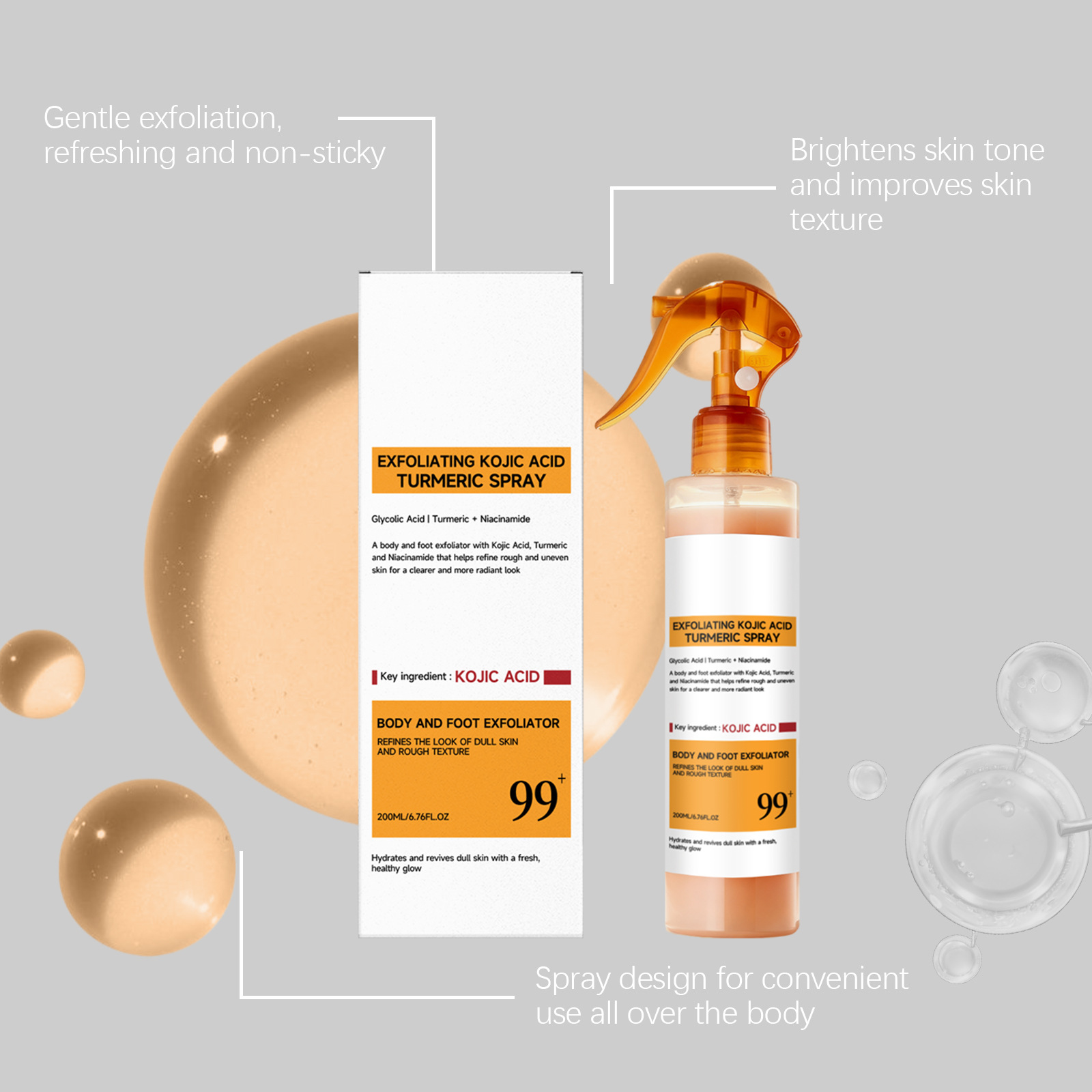 Spray de Cuidado com Ácido Kój - Skincare Whitening avaliação e preço