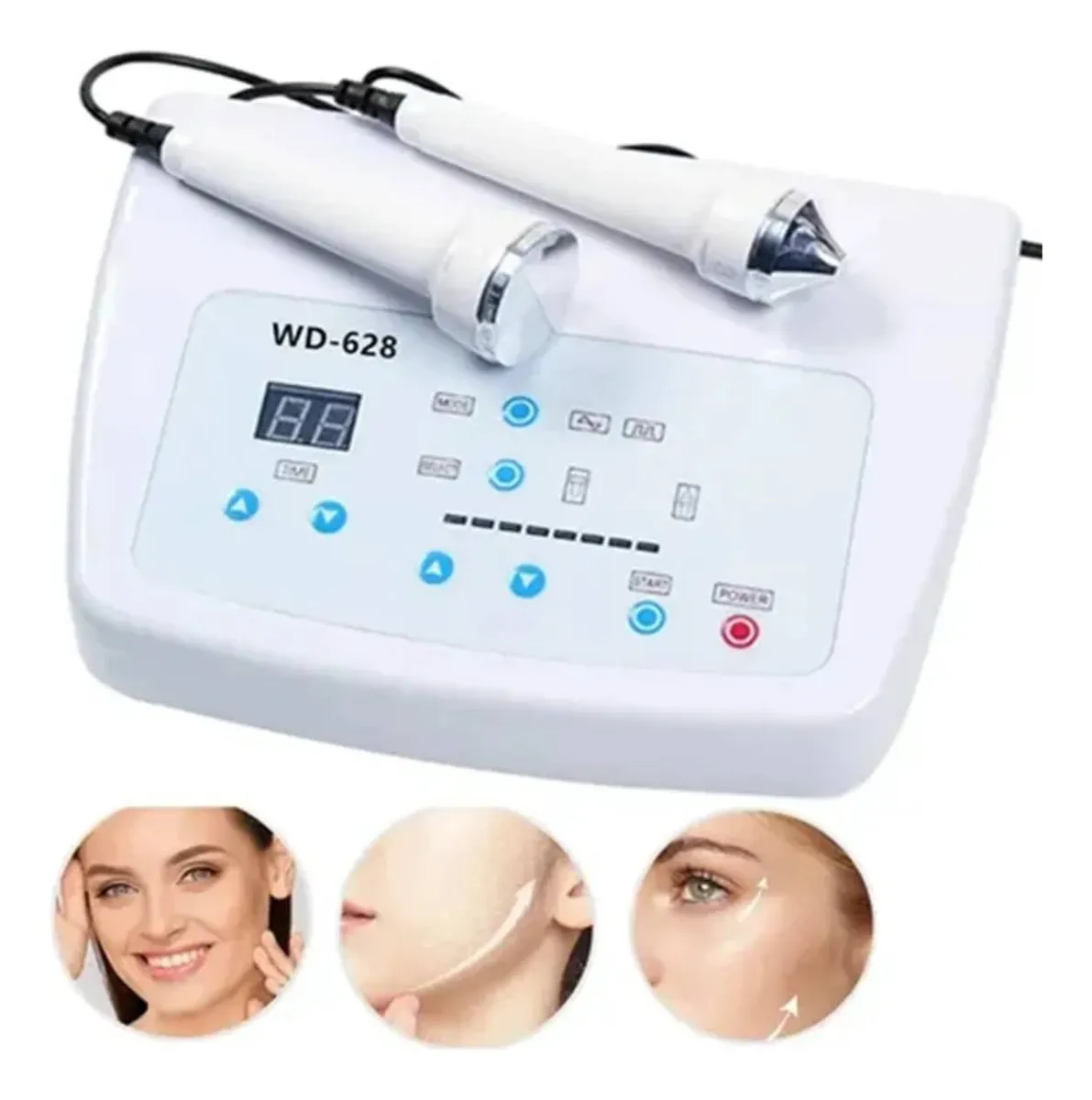 Máquina Facial Portátil 2 em 1 - Skincare Whitening avaliação e preço